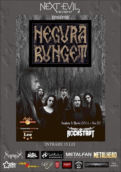 Negura Bunget revin dupa 3 ani in Brasov cu un concert in club Rockstadt