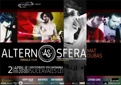 Concert Alternosfera in Discotheque Vox din Suceava