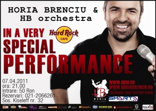 Concert HORIA BRENCIU & HB ORCHESTRA in Hard Rock Cafe