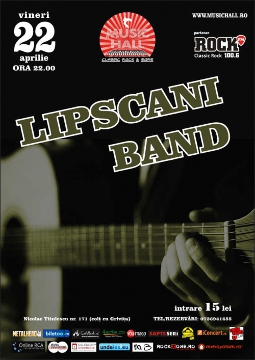 Concert Lipscani Band in Music Hall