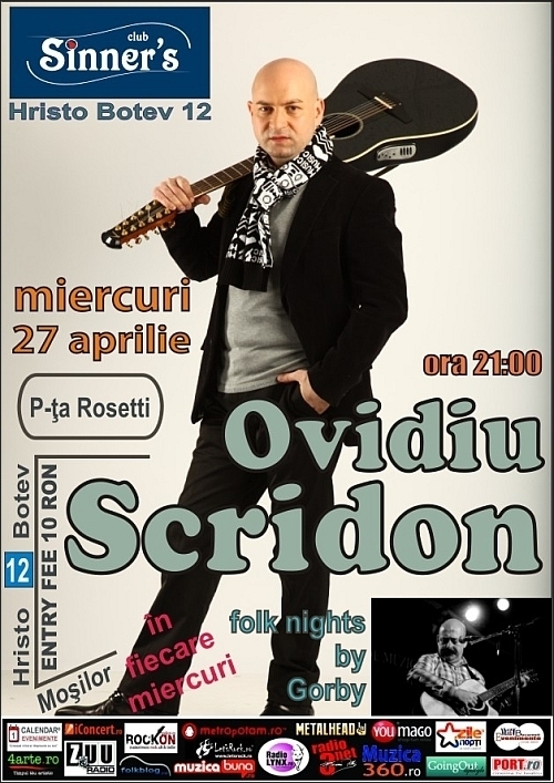 Concert Ovidiu Scridon in Sinner's Club