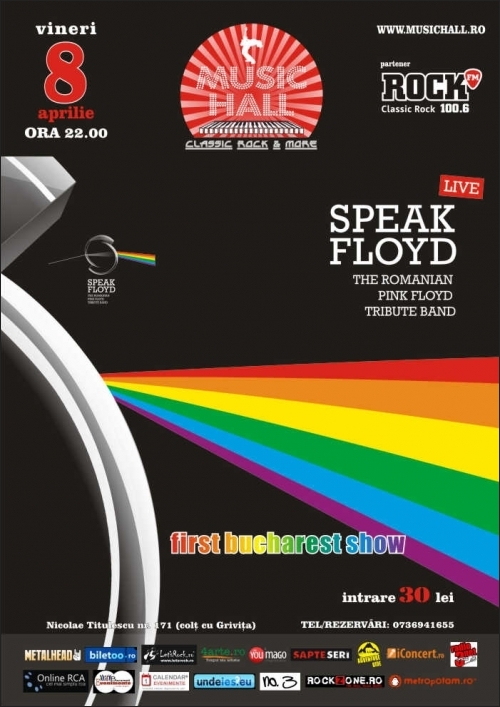 Concert SPEAK FLOYD in Music Hall