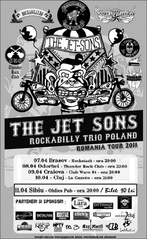 Concert The Jet-Sons in Oldies Pub Sibiu