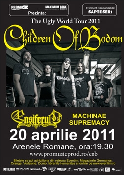 Fanii infocati ai formatiilor Children of Bodom si Ensiferum din Europa vin la Bucuresti!