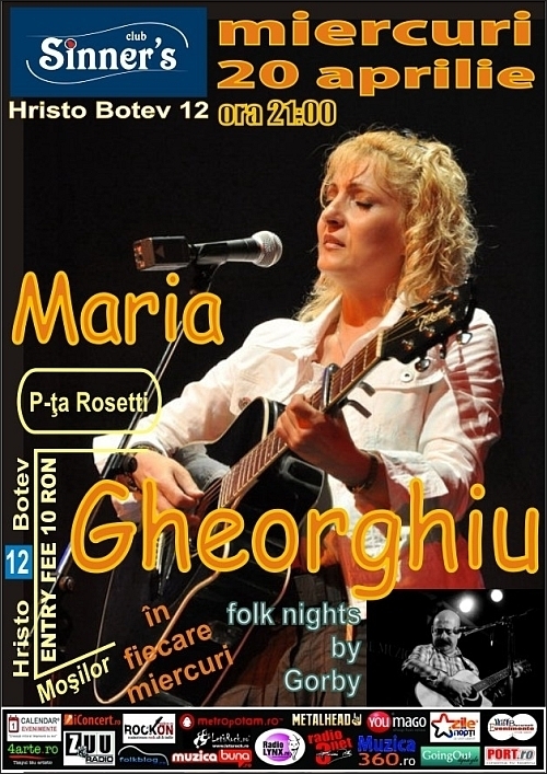 Folk Nights by Gorby cu Maria Gheorghiu in Sinner's Club