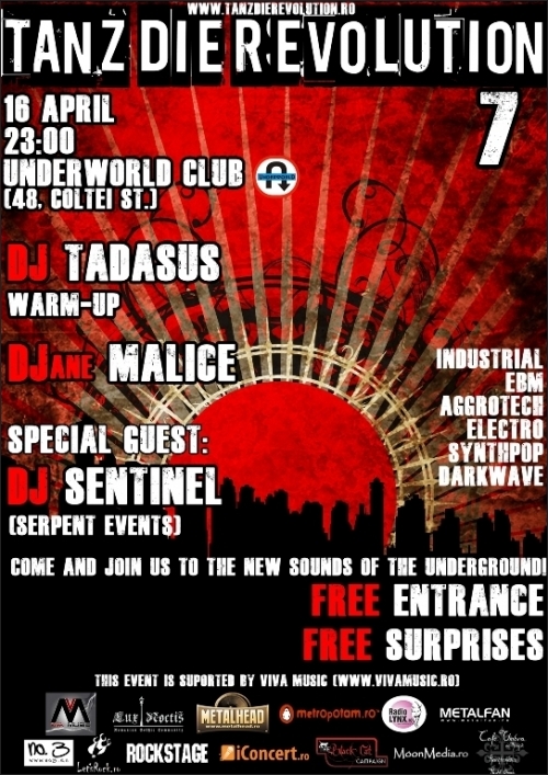 Tanz Die Revolution Party editia a 7-a in Club Underworld