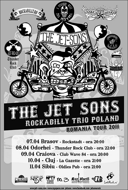 Turneul national The Jet-Sons Rockabilly Trio 2011 din Polonia