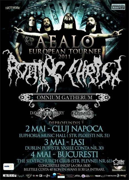 3 concerte Rotting Christ in Romania!