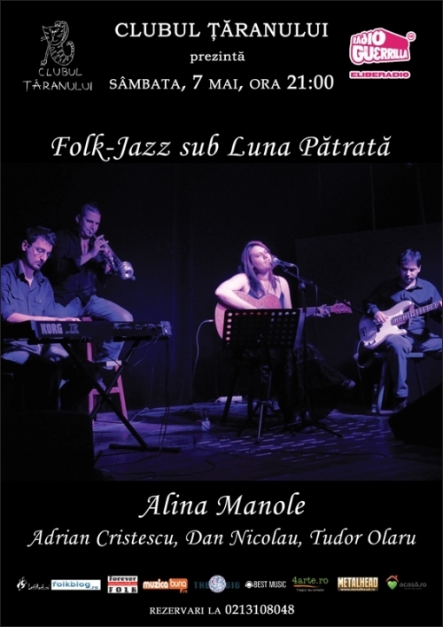 Concert Alina Manole si Luna Patrata in Clubul Taranului