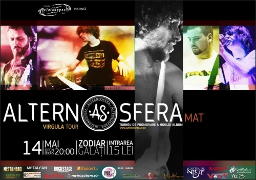 Concert Alternosfera in Zodiar Club din Galati