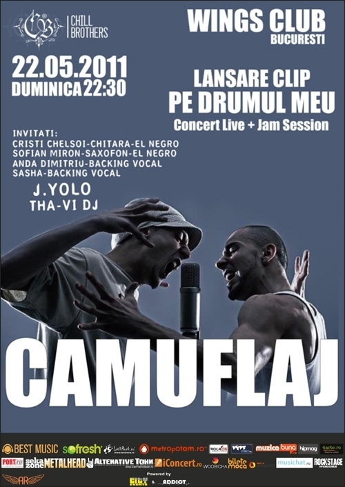 Concert Camuflaj in Club Wings