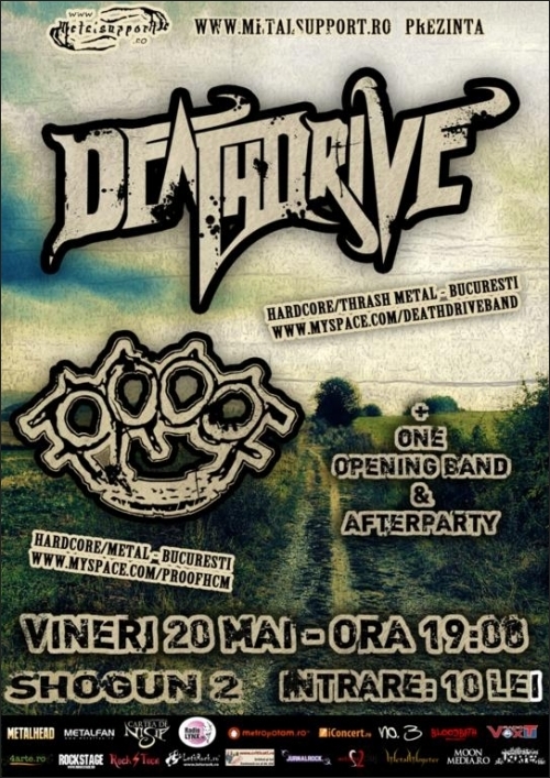 Concert DEATHDRIVE si PROOF in Shogun 2 Botosani