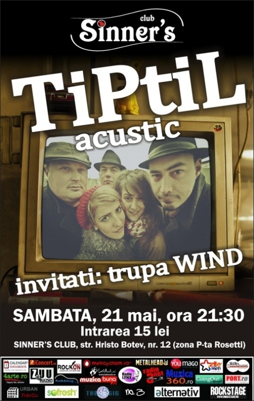 Concert TiPtiL si Wind in Club Sinner’s