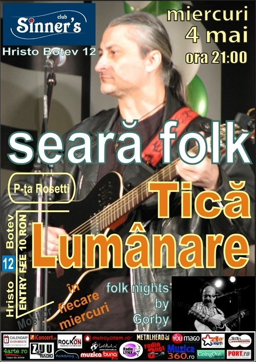 Concert Tica Lumanare in Club Sinner's