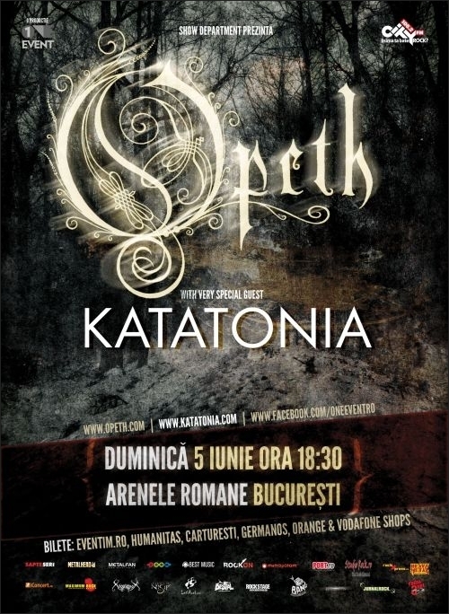 Platesti cu 25% mai putin la biletele pentru concertul OPETH si KATATONIA