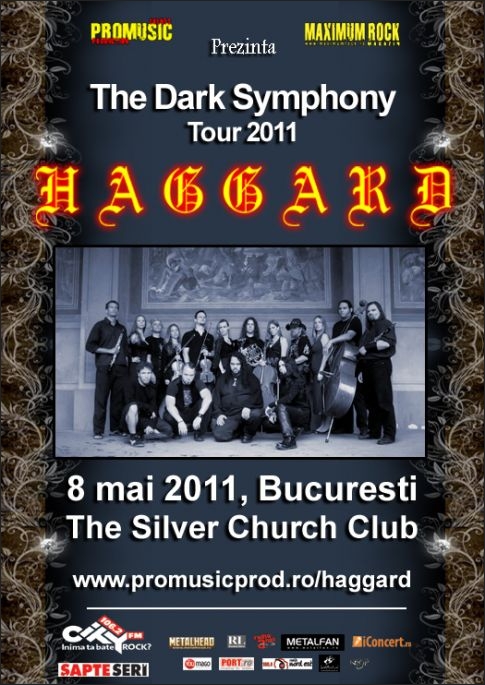 Programul complet Haggard in club The Silver Church