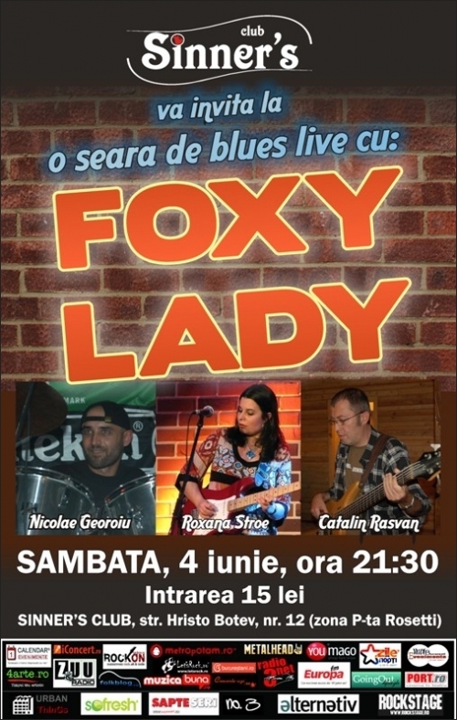 Concert Foxy Lady in Club Sinner's