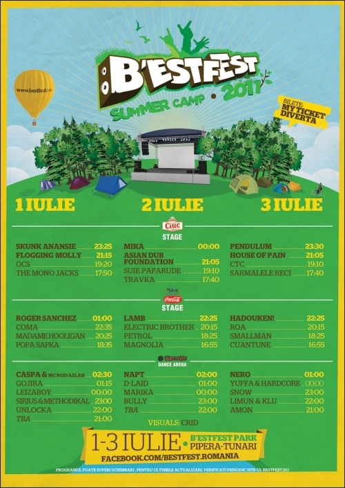 Nume noi confirmate la B'ESTFEST Summer Camp 2011