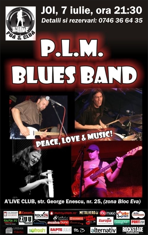 Concert PLM Blues Band in A'live Club