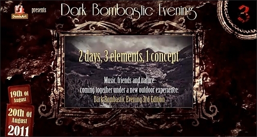 Dark Bombastic Evening editia a 3-a