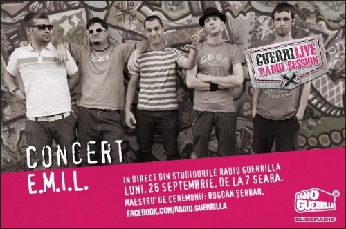 Concert E.M.I.L. in direct la Radio Guerilla