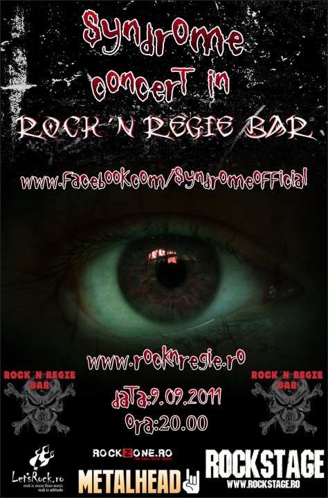 Concert al trupei Syndrome in Rock'N Regie Bar