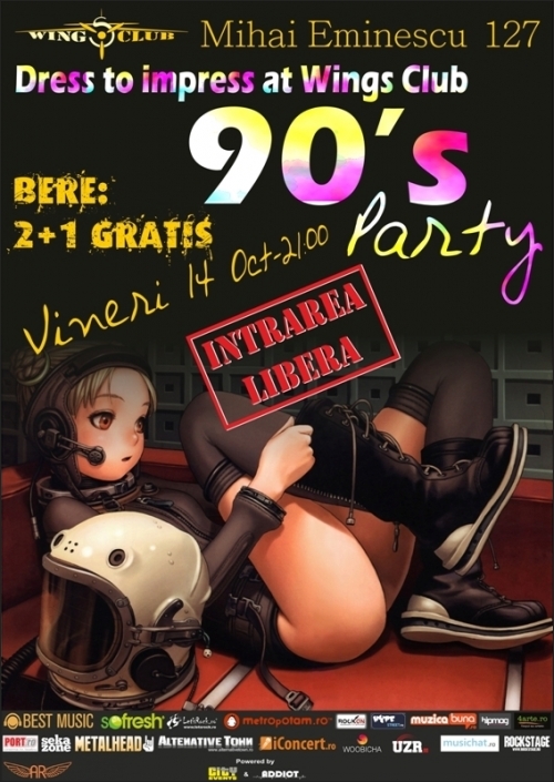 90's Party in Wings Club