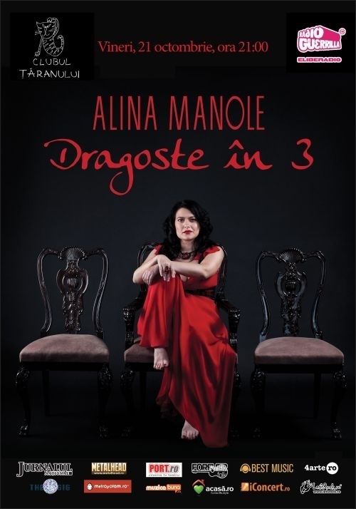 Concert Dragoste in 3 cu Alina Manole in Clubul Taranului