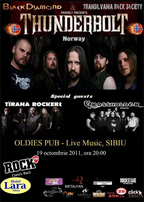 Concert Thunderbolt in Oldies PUB din Sibiu