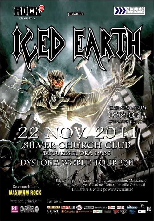 Iced Earth lanseaza noul trailer pentru materialul 'Dystopia'