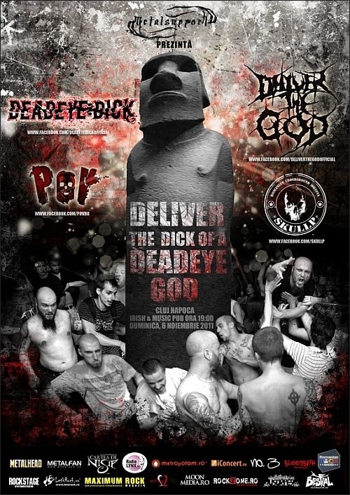 Concert Deadeye Dick, Deliver The God, Skullp si P.O.V. in Irish & Music Pub