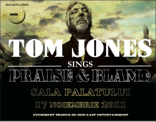 Concert Tom Jones la Sala Palatului din Bucuresti