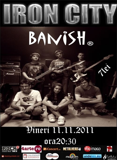 Concert al trupei Banish in club Iron City