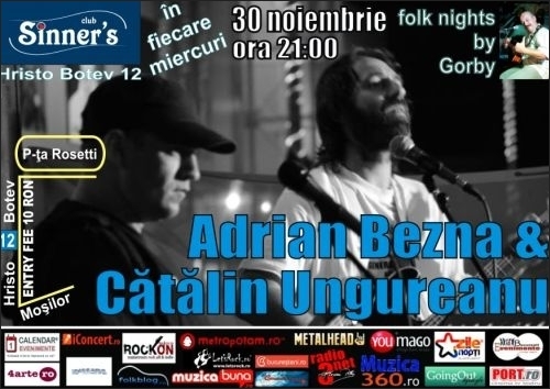 Adrian Bezna si Catalin Ungureanu la Folk Nights By Gorby editia 39 in Sinner's club