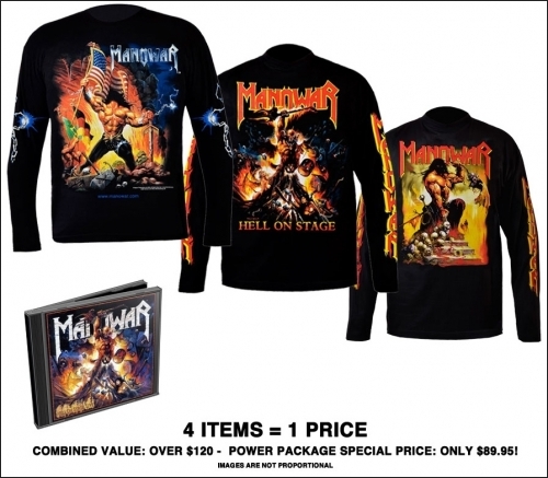 MANOWAR & HOLYHELL - 5 noi pachete promotionale pe The Kingdom Of Steel