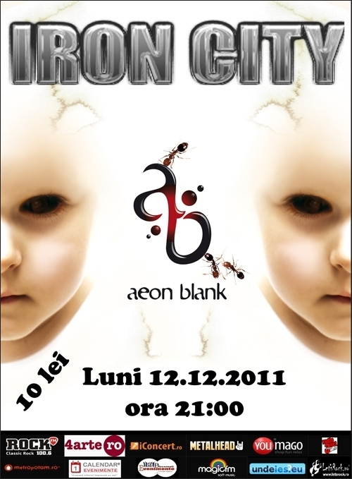 Concert Aeon Blank in Iron City din Bucuresti