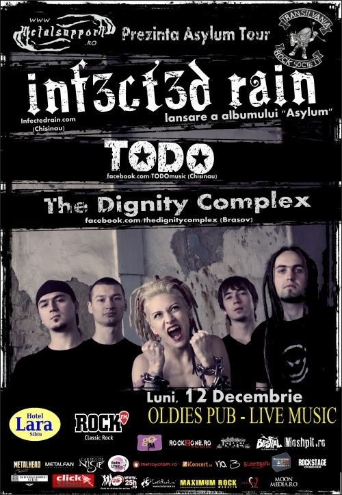 Concert Infected Rain, Todo si The Dignity Complex in Oldies Pub Live Music din Sibiu