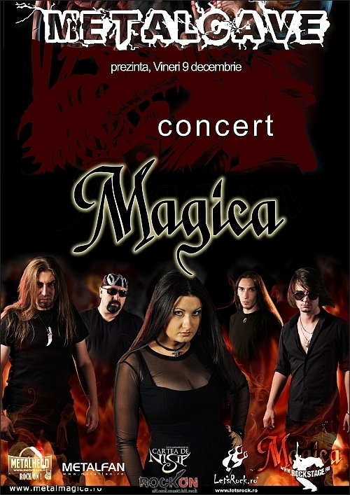 Concert Magica in Club Metalcave din Constanta