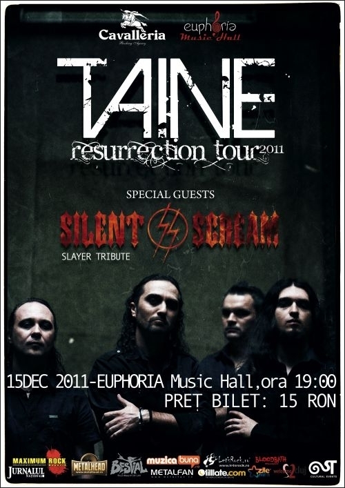 Concert Taine si Silent Scream in Euphoria Music Hall din Cluj