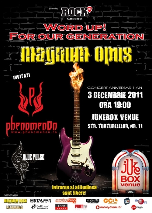 Concert aniversar 1 an de existenta Magnum Opus