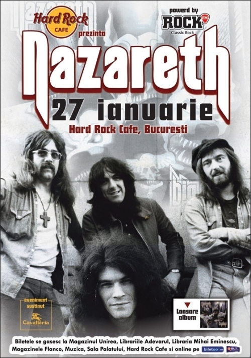 Concert Nazareth in Hard Rock Cafe