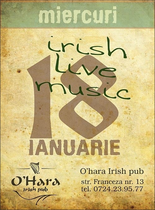 Grupul Shannon continua Serile Irlandeze la O'Hara Pub