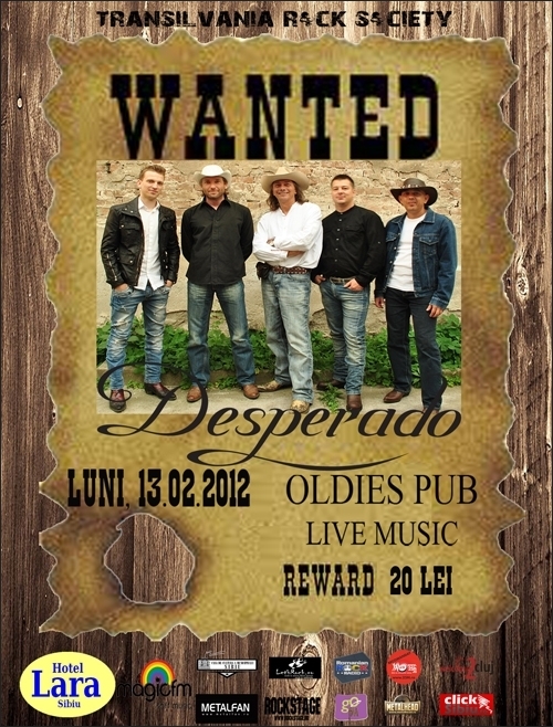 Concert Desperado in Oldies Pub Sibiu