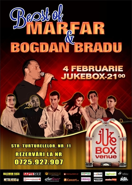 Concert Marfar si Bogdan Bradu in Jukebox Venue, 4 februarie 2012