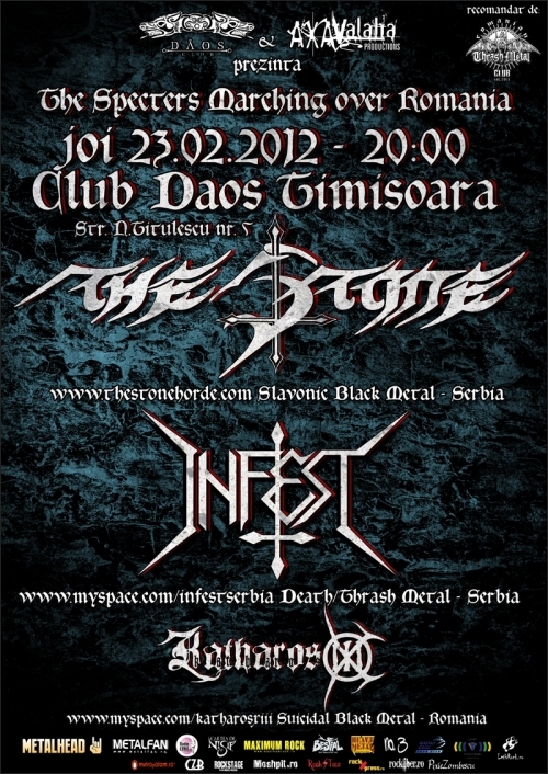 Concert The Stone si Infest in Club Daos Timisoara