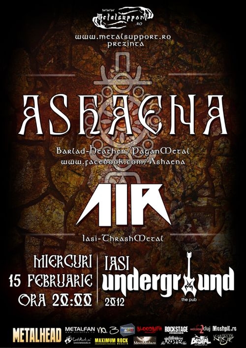 Concert Ashaena si A.I.R. in Undergorund Pub din Iasi