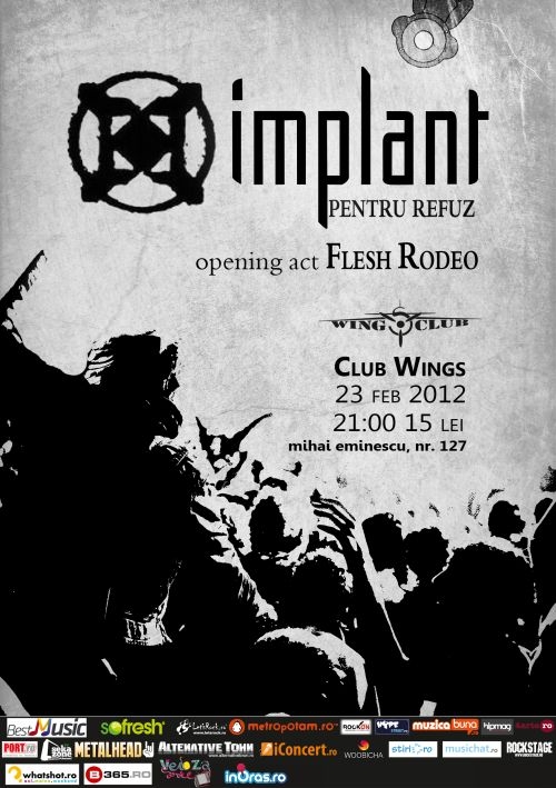 Concert Implant pentru Refuz si Flesh Rodeo in Wings Club