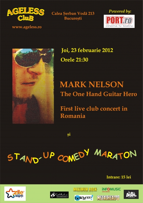 Concert Mark Nelson, The One Hand Guitar Hero in Ageless Club