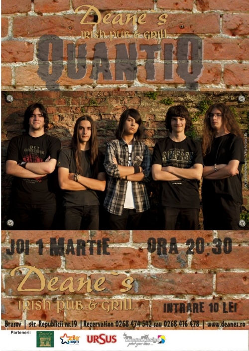 Concert QuantiQ in Deane's Irish Pub din Brasov