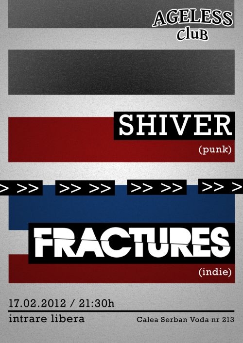 Concert Shiver si Fractures in Ageless Club